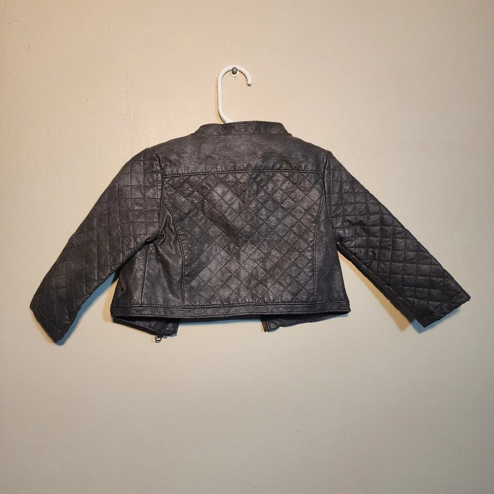 Children's Quilted Gray‎ Jacket Genuine Kids 18M